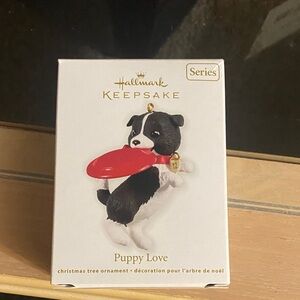 Puppy love hallmark ornament